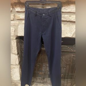 Zara Man Navy Texture Trouser Pant 30